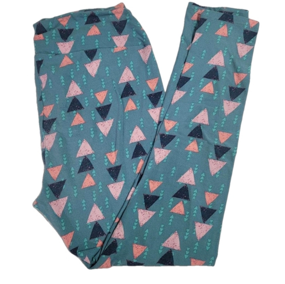 Lularoe Shapes Print Leggings Women's Size Tall & Curvy 12-22